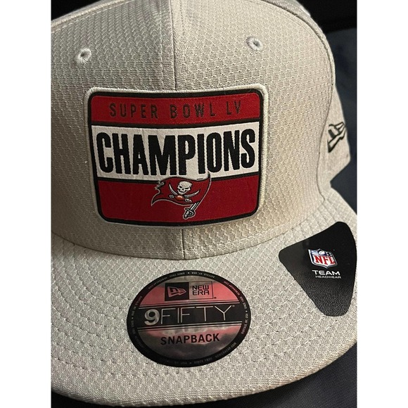 NEW Tampa Bay Buccaneers Super Bowl LV Champions New Era 9Fifty Hat Snapback - Picture 2 of 5